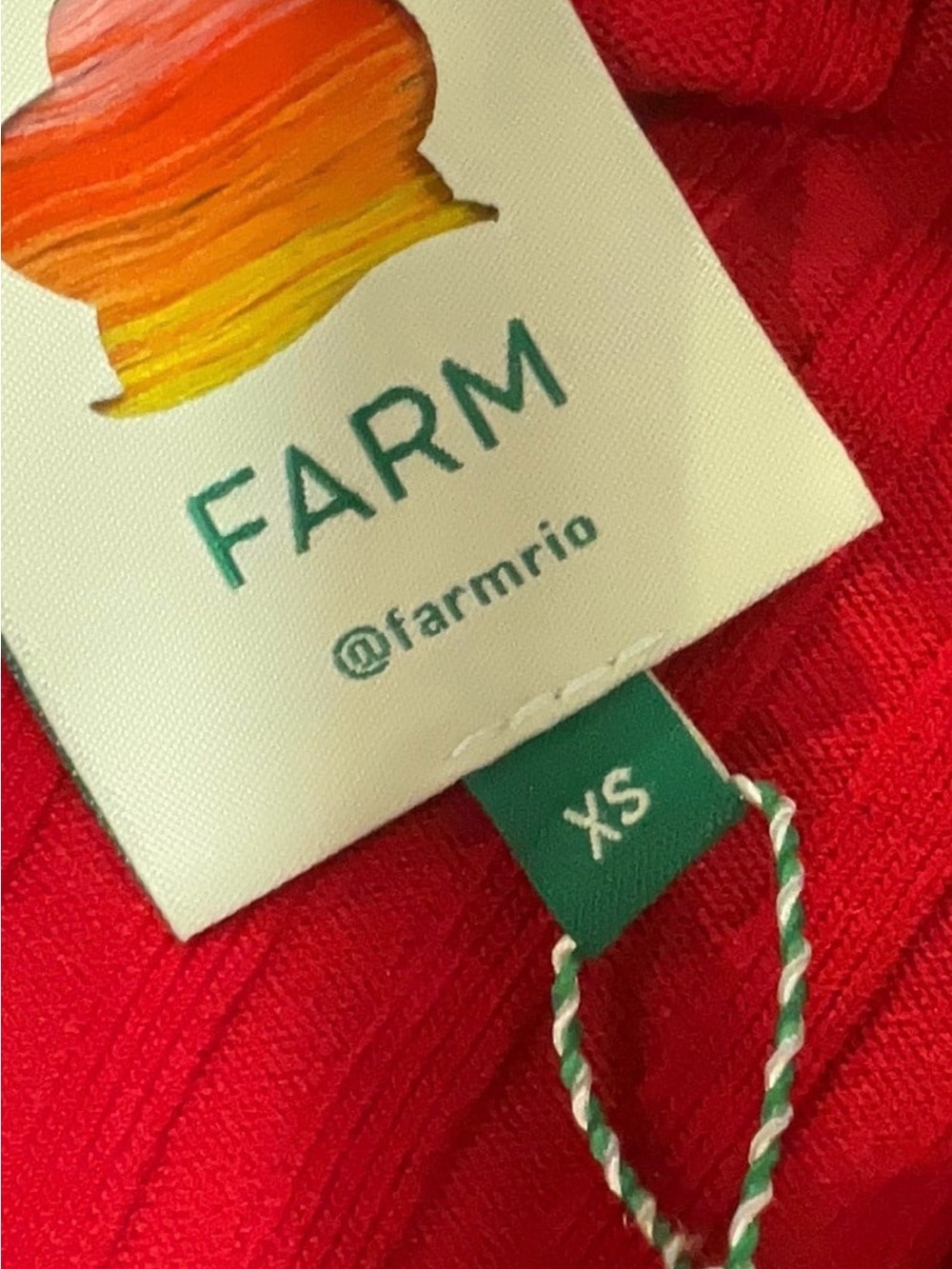 Farm Rio - Midi Red Dress - Picture 5 of 7